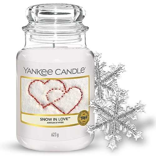 Yankee Candle Scented Candle | Snow In Love Large Jar Candle | Long Burning Candles: up to 150 Hours | Perfect Gifts for Women