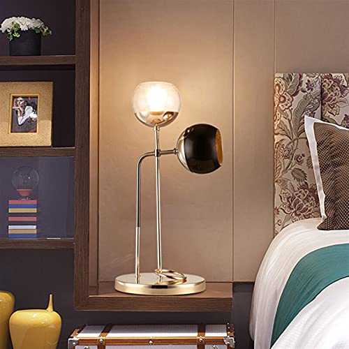 liushop Bedside Table Lamp Nordic Simplicity Creative Personality Table Lights Modern Industrial style retro Table Lamps For Bedroom Office Study Bar Desk Lamp