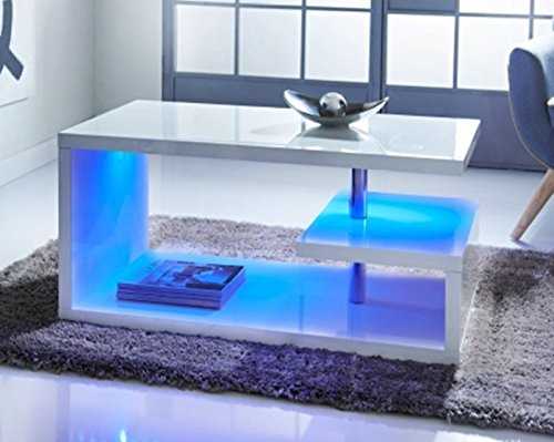 Scotrade New Alaska High Gloss Coffee Table - WHITE for a truly modern look.