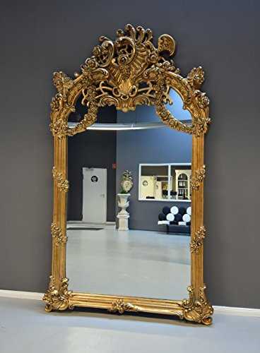 Unbekannt Giant Hall Mirror Baroque Mirror Gold Wall Mirror XXL Palazzo Exclusive
