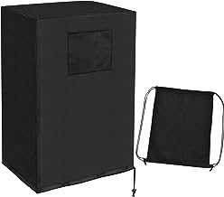 Little World Portable Air Conditioner Cover - Dustproof Portable AC Unit Cover Indoor Stitable for Mobile AC, Anti-Dust Portable Air Conditioner Storage Bag (Black, Medium, 19" L x 16" W x 30" H)