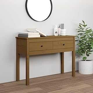 LIGTEX Furniture sets,tools,Console Table Honey Brown 100x35x75 cm Solid Wood Pine
