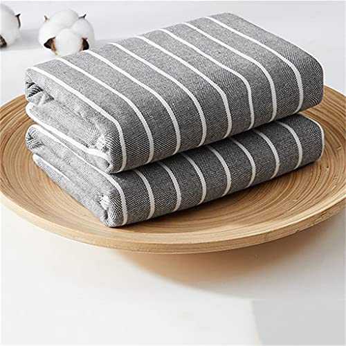 WBYHGY 2 Towels Pure Cotton Face Wash Household Adult Men and Women Cotton Absorbent and Quick-drying (Color : B, Size : 35x75cm)