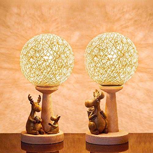 YUXINYAN Bedroom Lamps Creative Sepak Takraw Table Lamp Set Of 2 Night Light Decoration Birthday New Wedding Gifts New Home Gift Bedroom Bedside Lamp 【Dimming】 Bedside Lamps