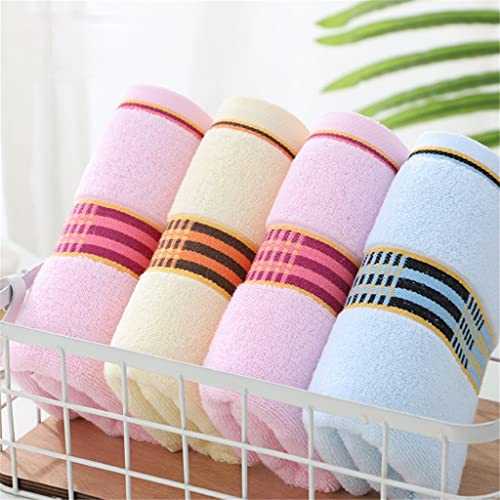 BWCGA Pure Cotton Grid Household Adult Face Towel Spring and Summer Pure Cotton Towel Face Washing Face Towel (Color : A, Size : 340x740mm)