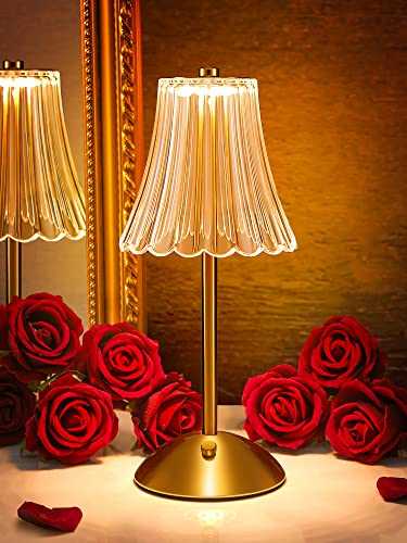 One Fire Table Lamp,Dimmable Bedside Lamp for Bedroom Lamp,3 Colors Touch Lamps Bedside Lamps,Rechargeable Lamp Battery Lamp,Battery Operated Table Lamps for Living Room,Cordless Lamp Small LED Lamp