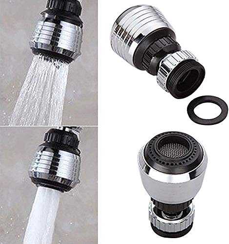360 Degree Swivel Faucet Aerator Deluxe Water Saving Faucet Sprayer Water Saving Bubbler Pressurized Faucet Filter Kitchen Accessories