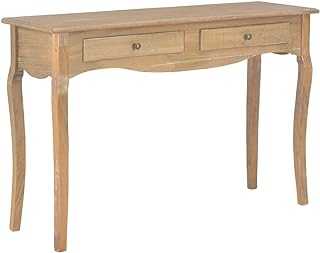 Furniture,Tables,Accent Tables,End Tables,Console Table with 2 Drawers 120x35x76 cm Solid Pine Wood,