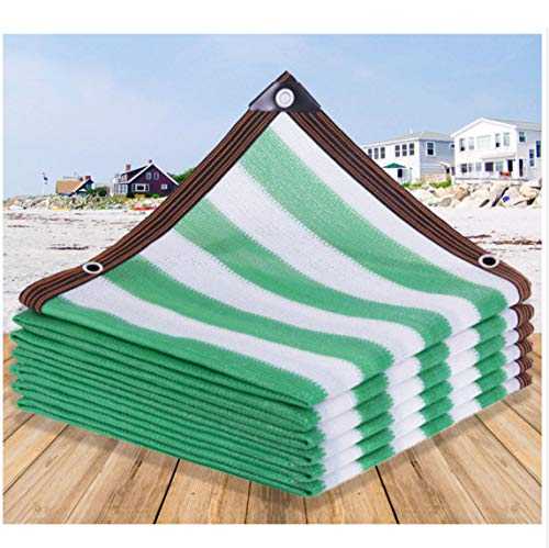 LIFEIBO Shading Net,Sun Shade Sails Rectangular Canopy 86% UV Block Awning Cover For Outdoor Patio Lawn Garden Yard, 45 Sizes (Color : Green, Size : 7x12m)