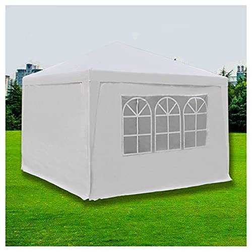 YRRA Shelters & Gazebos, Garden Gazebo Party Tent Steel Frame Gazebo Waterproof Fabric, For Garden Canopy Outdoor Waterproof Party Tent Marquee,Band Wai cloth,3x3m