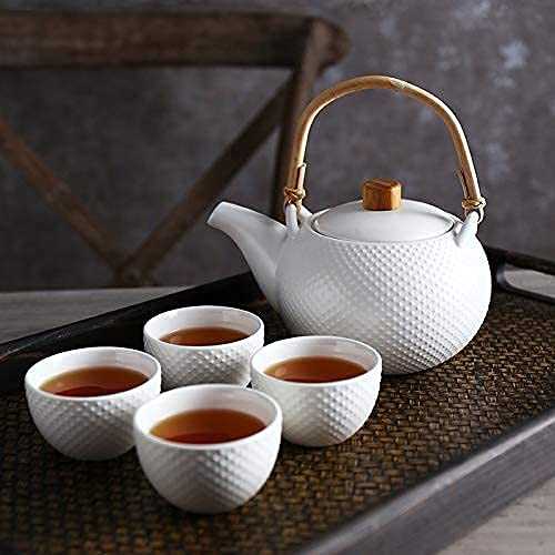 Tea Set Household Ceramic Tea Set A Pot Of Four Cups Set Creative Afternoon Tea Cups Kung Fu Camellia Teapot Tea Set