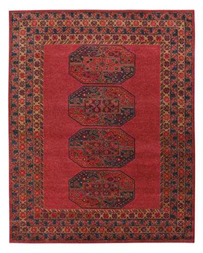 Alrequin Red Traditional Persian Old Style Handmade Tufted 100% Woollen Area Rugs & Carpet (250x300 cm - 8x10 ft)