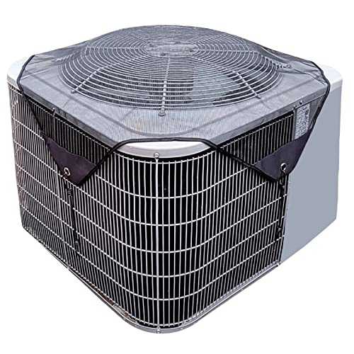 Boqon Air Conditioner Covers for Outside Units, Durable Central Ac Covers for Outdoor Top Universal AC Defender Condenser Heat Pump Mesh Air Conditioning Cover (32 x 32 inch)