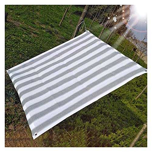 Sun Shade Sail Rectangle Fabric UV Block Awning Canopy Cover Durable Sunscreen Net for Outdoor Carport Pergola Backyard Lawn Deck Garden (Color : A, Size : 9x10m)