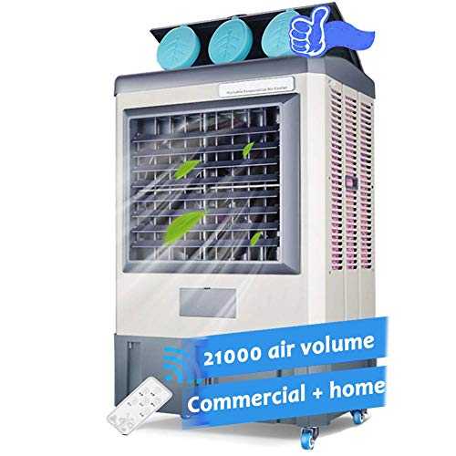 YANGLOU-Air-conditioned- Mobile Portable Air Conditioner,Indoor Outdoor Large Evaporative Air Cooler,3 Speeds with Remote Control Air Cooler Humidifier Mute Fan 18000 Air Volume/LQBZDEFS-61