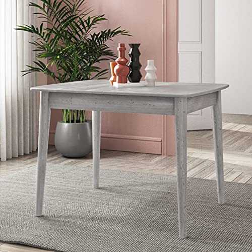 Cami Extendable Dining Table in Grey - Seats 6
