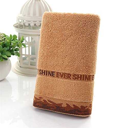 Towel Bath Towel Good Qualitycotton Hand Face Towel Absorbent Soft Comfortable Embroidered Quick-Dry Face Towels (Color : A, Size : 35 * 75CM(2pcs))