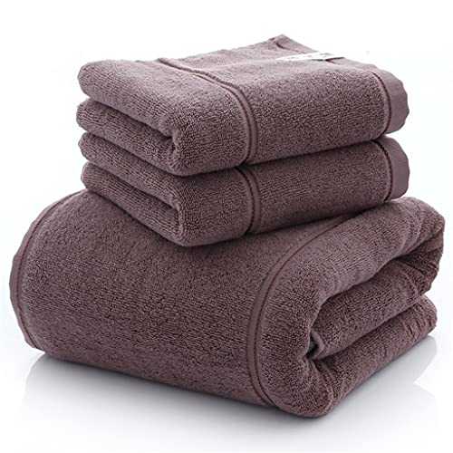 EODNSOFN Bath Towels Thick Cotton Towel Set Face Towels Bath for Adults Washcloths Absorbent Bathroom Sandy Beach Towel Suit (Color : B, Size : As Shown)
