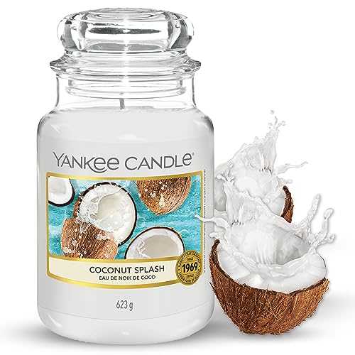 Yankee Candle Scented Candle | Coconut Splash Large Jar Candle | Long Burning Candles: up to 150 Hours | Perfect Gifts for Women