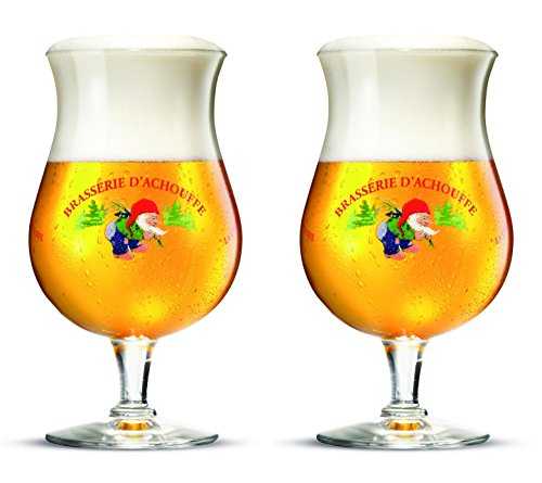 La Chouffe Beer Chalice Glasses 25cl (Set of 2) Official La Chouffe Beer Glass