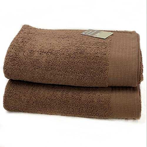 viceroy bedding Pair of JUMBO CHOCOLATE BROWN Prestige 'Luxor' Egyptian Cotton Towels 650gsm Bath Sheets HUGE SIZE 180cm x 100cm Towel