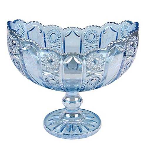 HUYHUJ 3 Colors Glass Fruit Plate Household Goods Dinner Tray Tableware Dish Crystal Glass Tray Home Decor (Color : A)