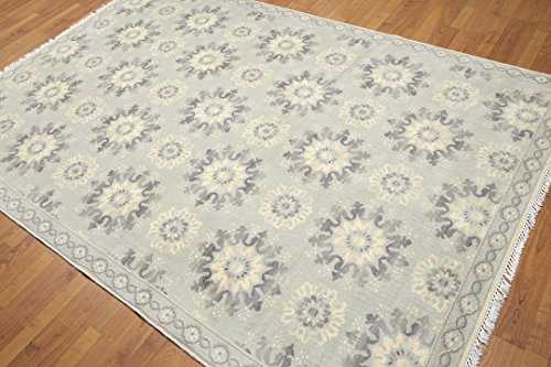 6'x9' Fritzi Dark Gray, Light Gray, Beige, Multi Hand Knotted Persian Oriental Wool Oriental Area Rug
