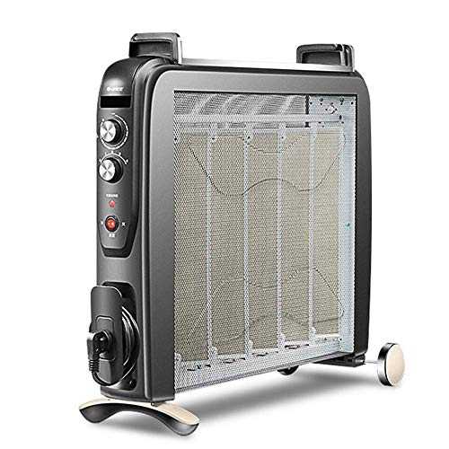 Space Heater, 2500W Oil Filled Radiator Heaters with 4 Heating Mode, Intelligent Constant Temperature, Drying Rack, Tip-Over Protection Electric Portable Mobile Heater for Indoor Use Home Of