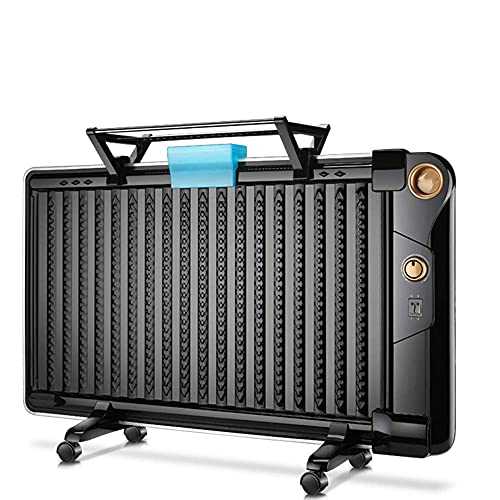 Electric Space Heater, 1800W Oil Filled Radiator Heater with Remote, Built-In 8Hrs Auto On/Off Timer, 3 Heat Settings,Adjustable Thermostat, Safe Portable Heater for Indoor Use,mechanical