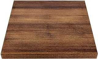 Bolero Pre-Drilled Square Table Top Rustic Oak 600mm for Better Experience