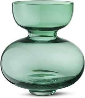 Georg Jensen Glass Vase in Light Green - Mouth Blown - Elegant Home Décor by Alfredo Häberli