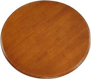 ELLEDA Glass Table Large Wood Dining Table Turntable, 360 Degrees Of Rotation ，60-100cm Round Table，Solid Wood Desktop，for Dining Table, Coffee Table (Color : Walnut, Size : 100cm(39IN))