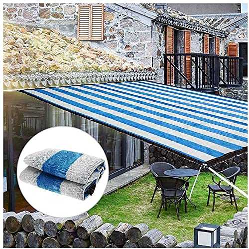LIFEIBO Shading Net,Sun Shade Sails Canopy, Greenhouse Plant Cover, Breathable Uv Block Moisturizing With Anti-Rust Buttonhole For Outdoor Patio Garden Yard ，42 Sizes (Color : Blue, Size : 6x14m)