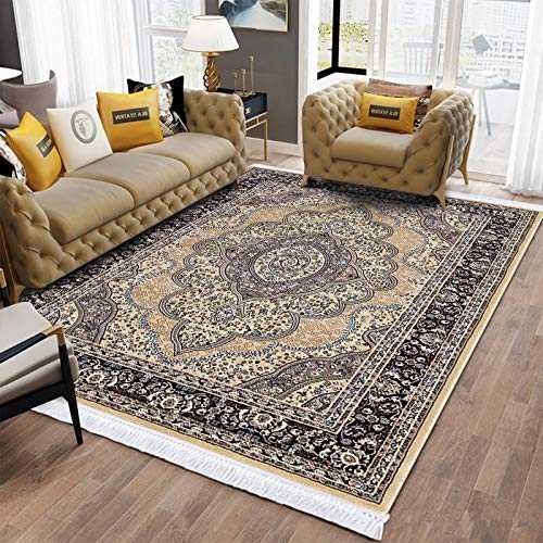 HAFAA Extra Large Area Rugs Living Room 280 x 380 cm - Stylish Oriental Vintage & Luxury Carpet for Bedroom - Non -Slip Backed Modern Floor Cover for Lounge