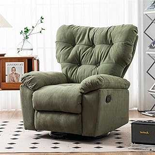 Living Room Chairs Living room recliner modern simple household lounge chair computer chair sofa chair balcony bedroom comfortable fabric armchair for living room/bedroom/reading room ( Color : Army G