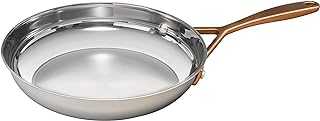 71168-200 Bella Sera Rose Gold Frying Pan, 7.9 inches (20 cm), Stainless Steel, 3 Layers on the Bottom, Construction, Induction Safe, Dishwasher Safe, 10 Years Warranty