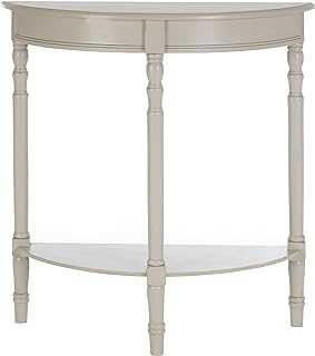 Premier Housewares Heritage Console Table-Vintage Grey, oak, 30x80x80 cm