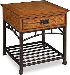 Home Styles Modern Craftsman Distressed Oak End Table
