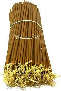 50 Natural Pure Beeswax Taper Candles 11" Tall Church Jerusalem Holy Land Candles