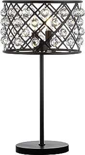Jonathan Y JYL9022A Gabrielle 22.5" Metal/Crystal LED Table Lamp, Contemporary, Glam for Bedroom, Living Room, Office, Oil Rubbed Bronze