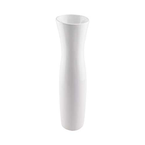 ufengke Small Modern White Porcelain Vase,Stylish cheongsam Ceramic Flower Vase, Simple Vase Ideal Decoration For Household,Office,Wedding,Party