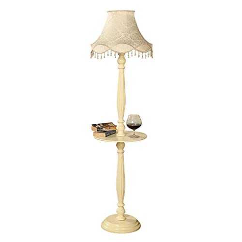 OBRARY Floor Lamp Retro Wood Standing Lamp Indoor Lighting Floor Lamp Antique Suitable for Living Room Bedroom - Foot Switch (Color : Style3) liuzhiliang (Color : Style3)