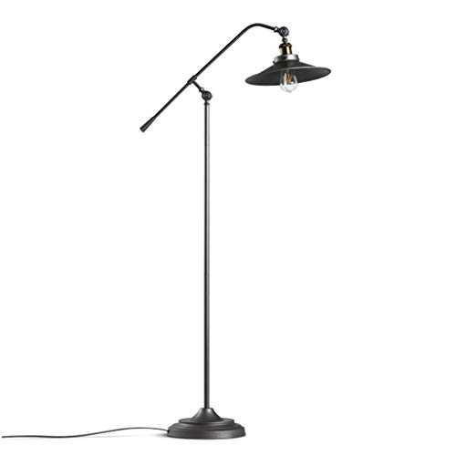 OBRARY Floor Lamp Retro Industrial Wind Standing Lamp Indoor Lighting Long Arm Floor Lamp Antique Suitable for Living Room Bedroom - Button Switch liuzhiliang