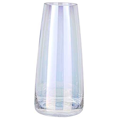 Ekirlin Vase for Flowers 22cm Glass Vases for Living Room Home Decor-Iridescent