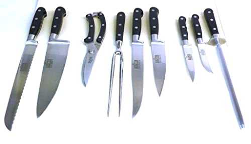 Richardsons "V" Sabatier 9Pc Knife Wrap
