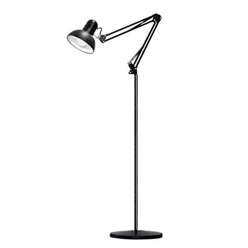 OBRARY Floor Lamp Modern Folding Arm Adjustment Standing Lamp Indoor Lighting Floor Lamp Antique Reading Lamp Suitable for Living Room Bedroom - Button Switch liuzhiliang