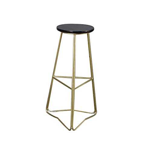 Hefacy Breakfast Bar Chairs Stools Nordic Rose Gold Bar Chair Creative Home Cafe High Chair For Breakfast Bar Counter Kitchen And Home Barstools