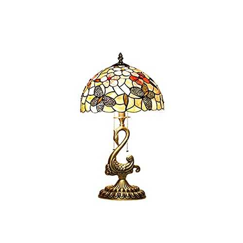 Modern Table lamp Table Lamp Seashell Table Lamp with Solid Brass Bass for Living Room Bedroom House Bedside Nightstand Home Office Family Led Desk lamps