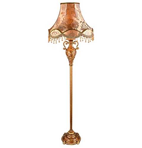 OBRARY Floor Lamp Resin Retro Floor Lamp Indoor Standing Lamp Antique Suitable for Living Room Bedroom - Foot Switch liuzhiliang