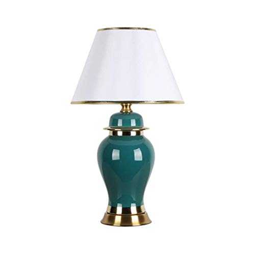 DYXYH Art Deco Table Lamp,Modern Home Decoration ，Ceramic Lamp Body, Suitable for Living Room, Bedroom, Hall